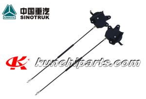 Sinotruk Howo WG1642340009 ล็อคประตูและประกอบที่เปิดด้านในขวา