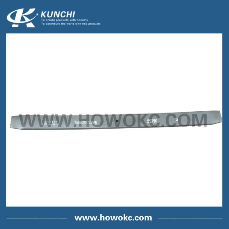 Sinotruk WG9638520008 005 Rear Leaf Spring ชิ้นที่ 5 25 * 90 * 122